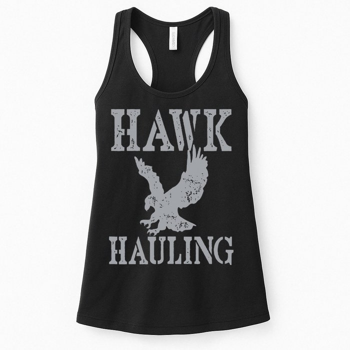 Funny Hawk Hauling Nerd Geek Top Womens Tank Top
