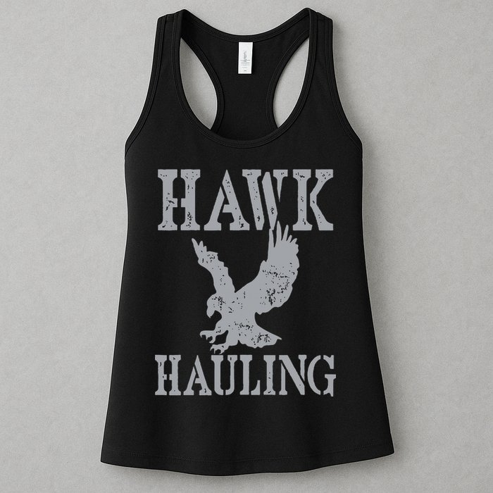 Funny Hawk Hauling Nerd Geek Top Womens Tank Top