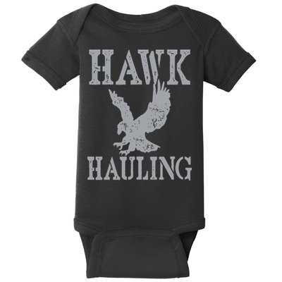 Funny Hawk Hauling Nerd Geek Top Baby Bodysuit