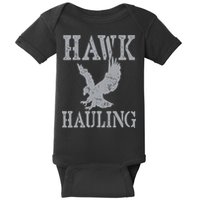 Funny Hawk Hauling Nerd Geek Top Baby Bodysuit