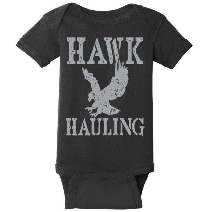 Funny Hawk Hauling Nerd Geek Top Baby Bodysuit
