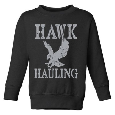 Funny Hawk Hauling Nerd Geek Top Toddler Sweatshirt