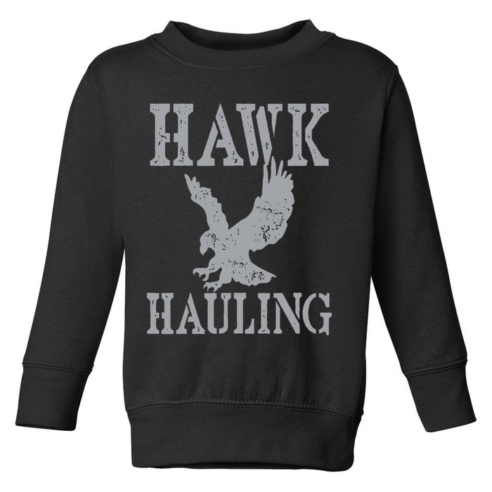 Funny Hawk Hauling Nerd Geek Top Toddler Sweatshirt