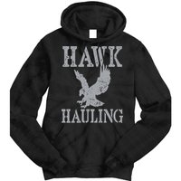 Funny Hawk Hauling Nerd Geek Top Tie Dye Hoodie