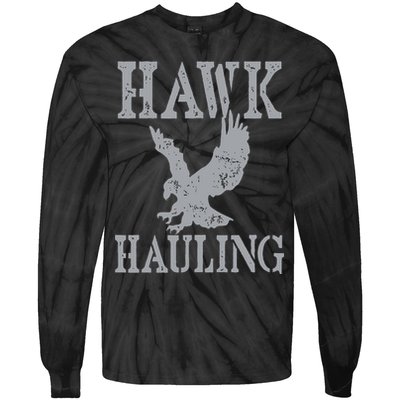 Funny Hawk Hauling Nerd Geek Top Tie-Dye Long Sleeve Shirt