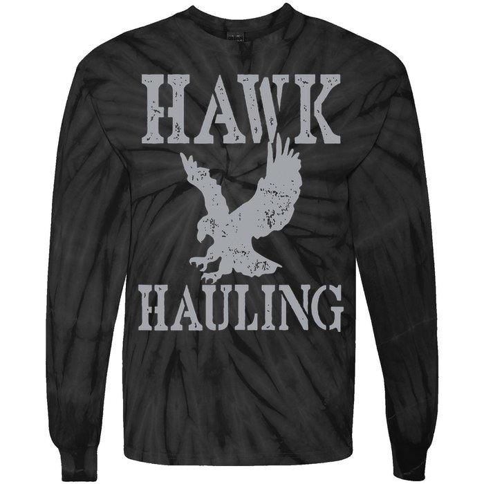 Funny Hawk Hauling Nerd Geek Top Tie-Dye Long Sleeve Shirt