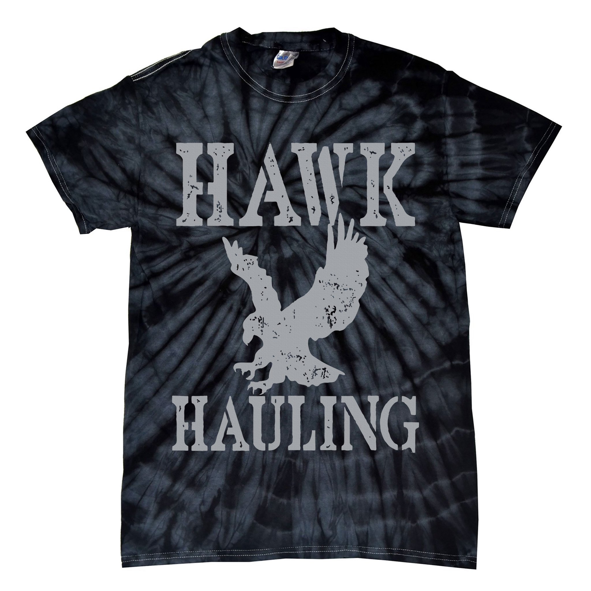 Funny Hawk Hauling Nerd Geek Top Tie-Dye T-Shirt