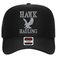 Funny Hawk Hauling Nerd Geek Top Trucker Hat