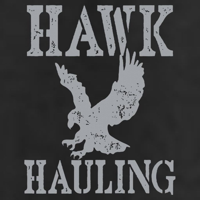 Funny Hawk Hauling Nerd Geek Top Trucker Hat