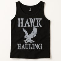 Funny Hawk Hauling Nerd Geek Top Tank Top
