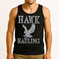 Funny Hawk Hauling Nerd Geek Top Tank Top