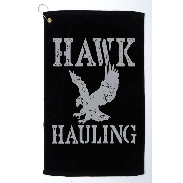 Funny Hawk Hauling Nerd Geek Top Golf Towel
