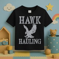Funny Hawk Hauling Nerd Geek Top Toddler T-Shirt