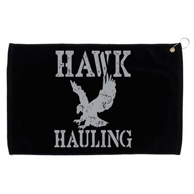 Funny Hawk Hauling Nerd Geek Top Grommeted Golf Towel