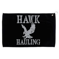 Funny Hawk Hauling Nerd Geek Top Grommeted Golf Towel