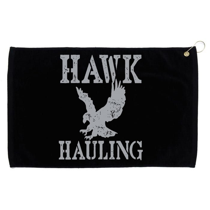 Funny Hawk Hauling Nerd Geek Top Grommeted Golf Towel