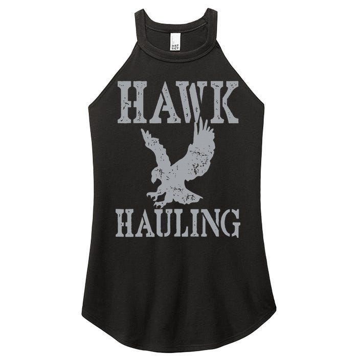 Funny Hawk Hauling Nerd Geek Top Women's Perfect Tri Rocker Tank