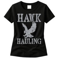 Funny Hawk Hauling Nerd Geek Top Womens T-Shirt