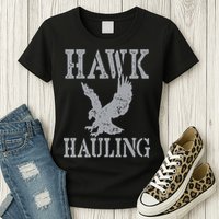 Funny Hawk Hauling Nerd Geek Top Womens T-Shirt