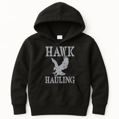 Funny Hawk Hauling Nerd Geek Top Kids Hoodie