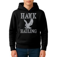 Funny Hawk Hauling Nerd Geek Top Kids Hoodie