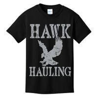 Funny Hawk Hauling Nerd Geek Top Kids T-Shirt