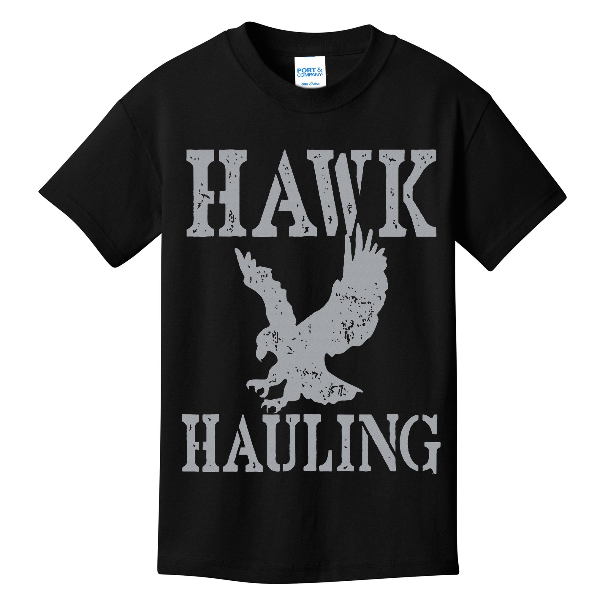 Funny Hawk Hauling Nerd Geek Top Kids T-Shirt