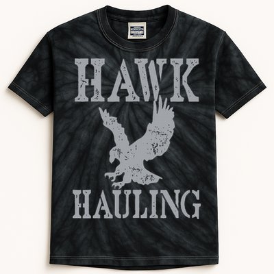 Funny Hawk Hauling Nerd Geek Top Kids Tie-Dye T-Shirt