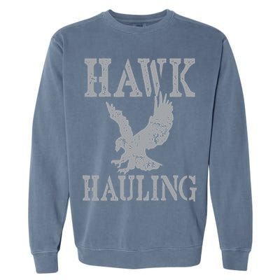Funny Hawk Hauling Nerd Geek Top Garment-Dyed Sweatshirt