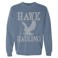 Funny Hawk Hauling Nerd Geek Top Garment-Dyed Sweatshirt