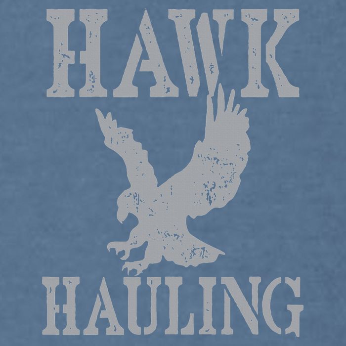 Funny Hawk Hauling Nerd Geek Top Garment-Dyed Sweatshirt