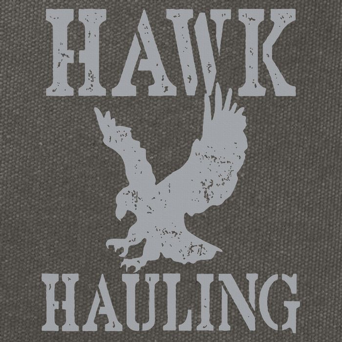 Funny Hawk Hauling Nerd Geek Top Cotton Canvas Backpack