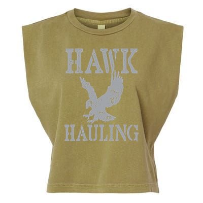 Funny Hawk Hauling Nerd Geek Top Garment-Dyed Women's Muscle Tee