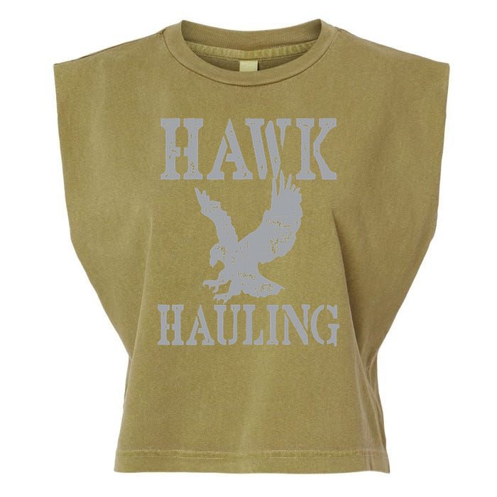 Funny Hawk Hauling Nerd Geek Top Garment-Dyed Women's Muscle Tee