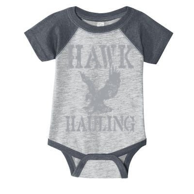 Funny Hawk Hauling Nerd Geek Top Infant Baby Jersey Bodysuit