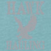 Funny Hawk Hauling Nerd Geek Top Sueded Cloud Jersey T-Shirt