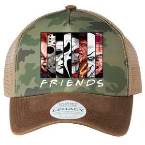 Friends Halloween Horror Squad Parody Legacy Tie Dye Trucker Hat