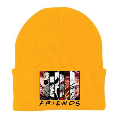 Friends Halloween Horror Squad Parody Knit Cap Winter Beanie