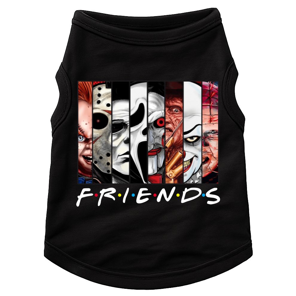 Friends Halloween Horror Squad Parody Doggie Tank