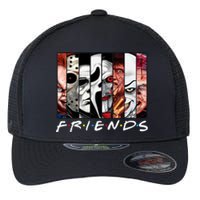 Friends Halloween Horror Squad Parody Flexfit Unipanel Trucker Cap