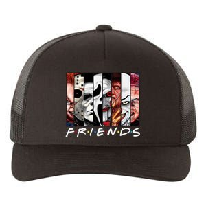 Friends Halloween Horror Squad Parody Yupoong Adult 5-Panel Trucker Hat