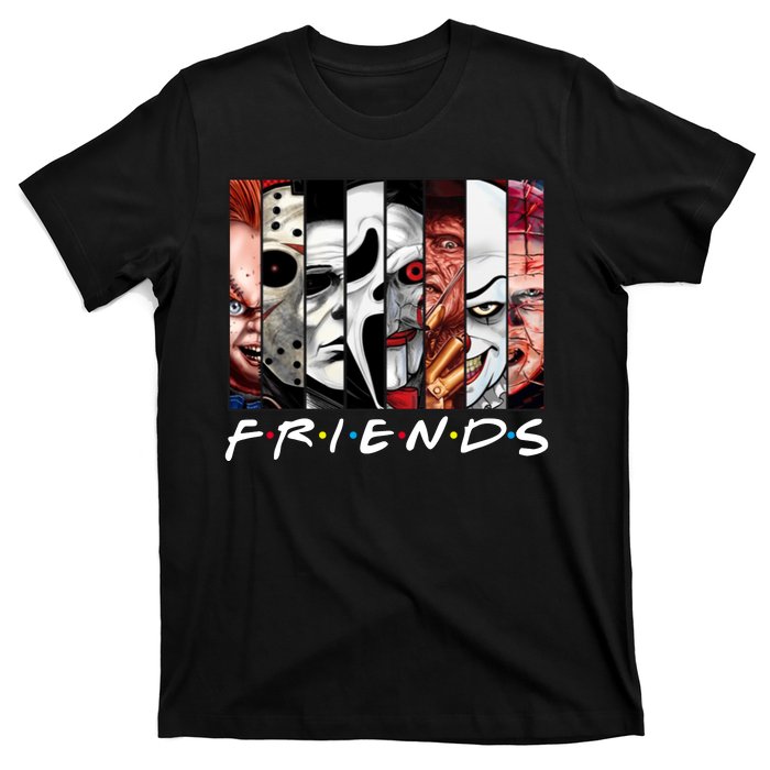 Friends Halloween Horror Squad Parody T-Shirt