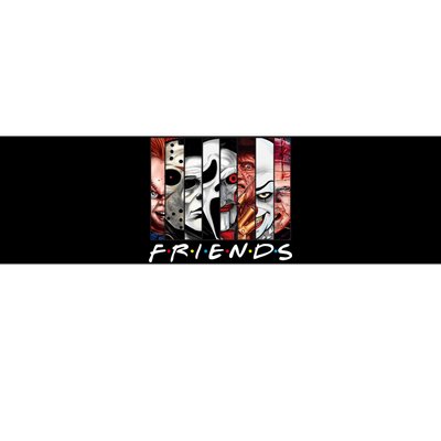 Friends Halloween Horror Squad Parody Bumper Sticker