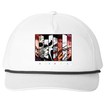 Friends Halloween Horror Squad Parody Snapback Five-Panel Rope Hat