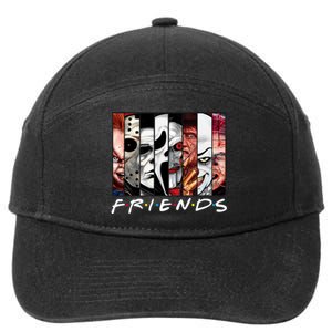 Friends Halloween Horror Squad Parody 7-Panel Snapback Hat