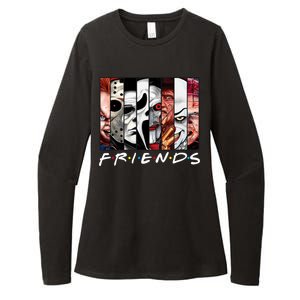 Friends Halloween Horror Squad Parody Womens CVC Long Sleeve Shirt