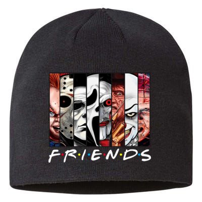 Friends Halloween Horror Squad Parody Sustainable Beanie