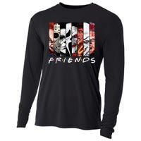 Friends Halloween Horror Squad Parody Cooling Performance Long Sleeve Crew