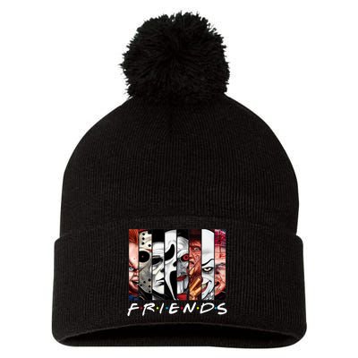 Friends Halloween Horror Squad Parody Pom Pom 12in Knit Beanie