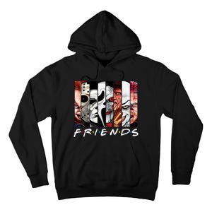 Friends Halloween Horror Squad Parody Tall Hoodie